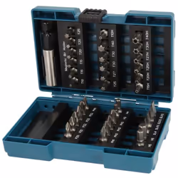 Description générale L'ensemble d'embouts MAKITA B-28606 comprend 37 pièces, offrant un assortiment varié d'embouts de vissag ...