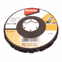 Makita B-28983, Disque de ponçage, Métal, 2,22 cm, 12,5 cm, 10 pièce(s)