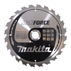 Makita - Lame carbure Bois ''MakForce'' scies circulaires Ø270 mm 30x24D B-32172