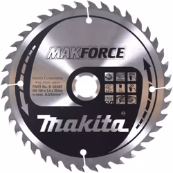 MAKITA B-32297 HM 160/20/40D disque pour scies circulaires. Avantages pour l’utilisateur Affûtage parfait pour des coupes plu ...