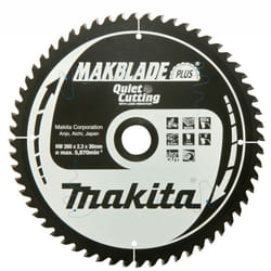 B-32524 Makblade Plus Silenced tct lame de scie 260x30 pour scies à onglets pour le bois - Makita