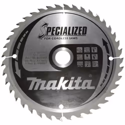 Description générale La lame de scie circulaire Makita B-32954 est spécialement conçue pour les scies circulaires sans fil, o ...