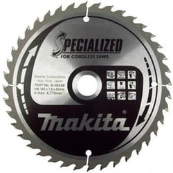 Lame de scie Makita; 165x1,6x20,0 mm; Z40; 18°