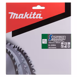 Scie circulaire Makita B-33984; 185x30 mm; Z64; 0°