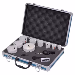Makita D-47282, Régler, Universel, 19,22,29,35,38,51,54,57,68 mm, 12 pièce(s), 9 pièce(s), 2 pièce(s)