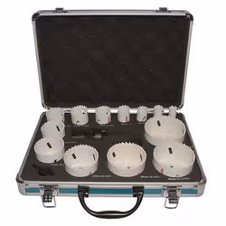 Makita D-47307, Régler, Universel, 16,19,22,25,32,35,37,44,51,57,64,68,76 mm, 16 pièce(s), 13 pièce(s)