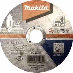 Disque abrasif Makita B-35134; 125x1,6 mm pour le métal