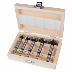 Coffret de forêts pour le bois Makita; 15-35 mm; 5 unités