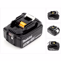 Description générale La batterie Makita BL 1850 B est une batterie rechargeable de technologie Li-Ion, offrant une capacité d ...