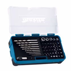 Makita B-36192, Perceuse, Ensemble de forets, Acier inoxydable, Boîte, 48 pièce(s)