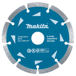 Disque à tronçonner diamanté Makita D-41595-10; 125x22,23 mm; 10 unités