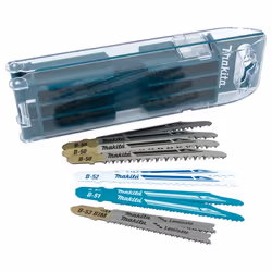 Makita B-44426, Lames de scie sauteuse, Bleu, Acier inoxydable, 10 pièce(s), Ampoule
