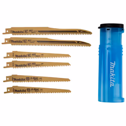 Makita B-44432, Lames de scie sauteuse, Bois, Bois avec clous, Cuivre, 6 pièce(s), Ampoule