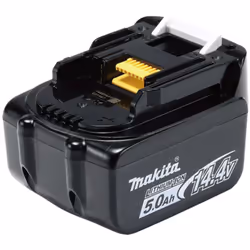 Li-ionen • 14,4 V • 5,0 Ah • BL1450 Li-Ionen Akku für 14,4 V LXT Maschine 5,0 Ah Li-Ionen Akku mit einer Ladezustandsanzeige. ...
