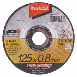 Disque abrasif Makita B-46953; 125x0,8 mm