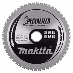 Lame de scie pour le métal Makita; 150x1,7x20,0 mm; Z52; -15°