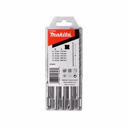5 pièces jeu de forets à béton Makita B-49052, SDS-plus