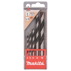 Jeu de forets à bois Makita D-57211; 4-10 mm; 5 unités