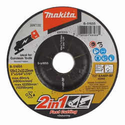 Disque abrasif Makita; 125x2,2 mm