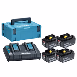 Makita 197970-3, Ensemble de batterie et de chargeur, Lithium-Ion (Li-Ion), 3 Ah, 18 V, Makita, Noir, Vert