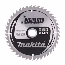 Lame de scie Makita; 165x2x20,0 mm; Z44; 18°