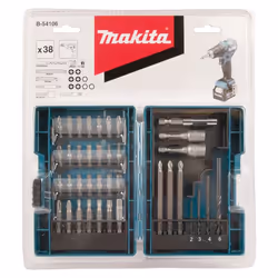 Ensemble de fixation de 38 pièces Makita B-54106