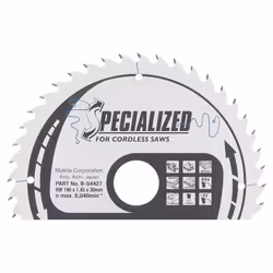 Lame de scie Makita SPECIALIZED; 190x1,45x30,0 mm; Z44; 23°