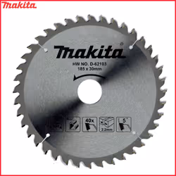 Lame de scie pour aluminium Makita; 185x2,2x30,0 mm; Z40; 5°