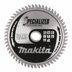 Lame de scie pour aluminium Makita; 165x2x20,0 mm; Z56; -3°