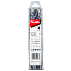 Jeu de forets à béton Makita D-62723; 12 unités