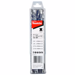Jeu de forets à béton Makita D-62723; 12 unités