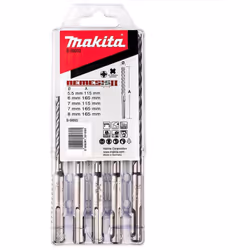 Assortiment de forets type Nemesis II pour le perçage dans la maçonnerie - B-59003 Le set de forets Makita Nemesis II pour pe ...