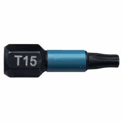 Makita B-63666, 2 pièce(s), Torx, T15, Acier, 25 mm