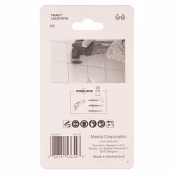 Makita B-65040 Lame de scie sauteuse, à chantourner et sabre Carbone tungstène (TC) 1 pièce(s)