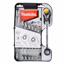 Clé à cliquet Makita; 8 unités