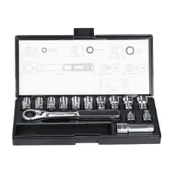 Makita - Jeu de 14 douilles + cliquet reversible B-65595