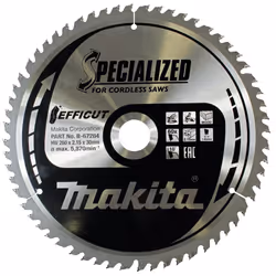 Makita B-67284, 26 cm, 3 cm, 2,15 mm, 5870 tr/min, 1 pièce(s)