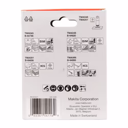 Makita B-67505 accessoire d'outil multifonction Jeu de lames