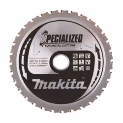 Lame de scie pour le métal Makita Specialized; 150x1,1x20 mm; Z32