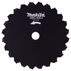 Makita 199872-9, Lame de débroussailleuse, Noir, UR012G, UR013G, 1 pièce(s), 22,5 cm