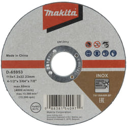 Makita - 12x disque à tronçonner Inox 115 x 1,2mm - D-65953-12
