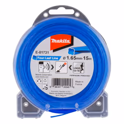 Makita E-01731, Câble de l'accélérateur du coupe-herbe, Bleu, Nylon, 15 m, 1 pièce(s)