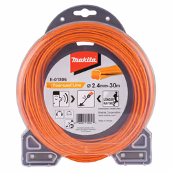 Makita E-01806, Fil de débroussailleuse, Orange, 30 m, 1 pièce(s)