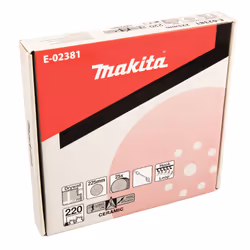 Makita E-02381 fourniture de ponçage et de meulage rotatif Disque de ponçage
