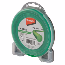 Makita E-02705, Fil de débroussailleuse, Vert, 15 m, France, 1 pièce(s), 2 mm