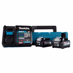 Batterie Makita 191J81-6; XGT; 40 V; 2x2,5 Ah; Li-ion + Chargeur + Valise