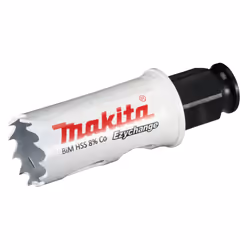 Makita E-03682, Unique, Perceuse, Acier, Aluminium, Plastique, Bois, Acier inoxydable, Blanc, Bimétal, 4,4 cm