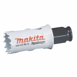 Makita E-03698, Unique, Perceuse, Acier, Aluminium, Plastique, Bois, Acier inoxydable, Blanc, Bimétal, 4,4 cm