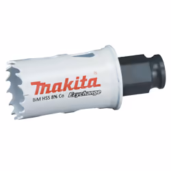Makita E-03713, Unique, Perceuse, Acier, Aluminium, Plastique, Bois, Acier inoxydable, Blanc, Bimétal, 4,4 cm