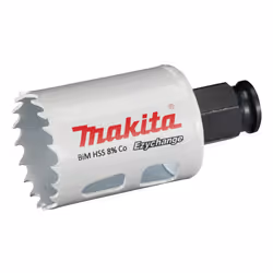 Makita E-03757, Unique, Perceuse, Acier, Aluminium, Plastique, Bois, Acier inoxydable, Blanc, Bimétal, 4,4 cm